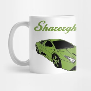 sharerghini, sharerghini merch,sharerghini Green rainbow Mug